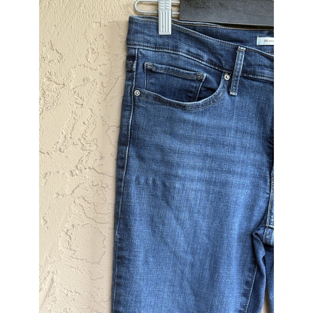 Levis 311 Shaping Skinny Women's Size 30 Blue Stretch Medium Wash Denim Jeans - Picture 6 of 8